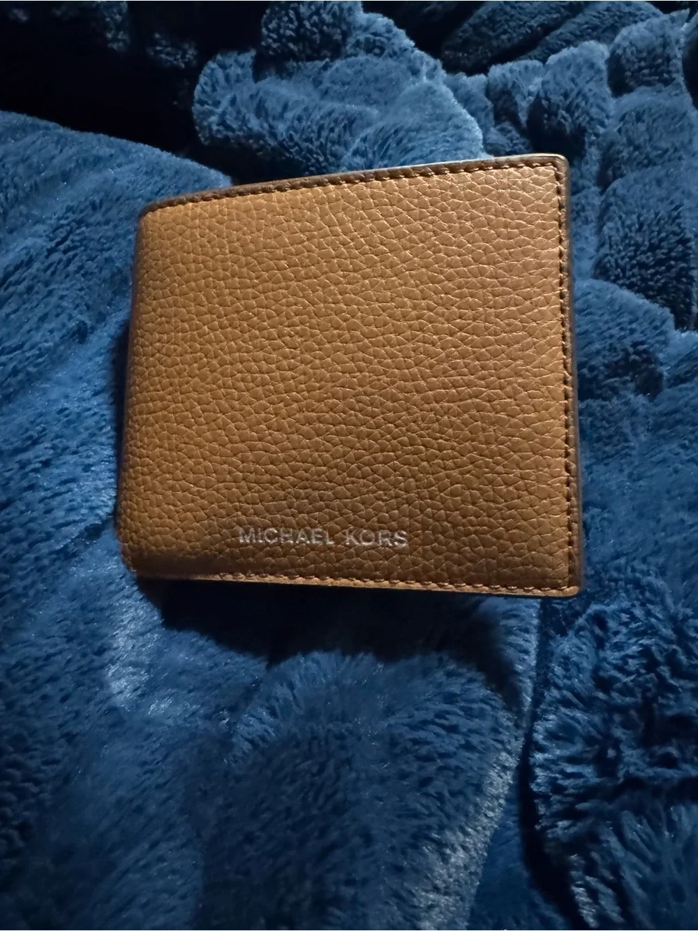 Michael Kors Men's Pebbled Leather Bifold Wallet - Tan